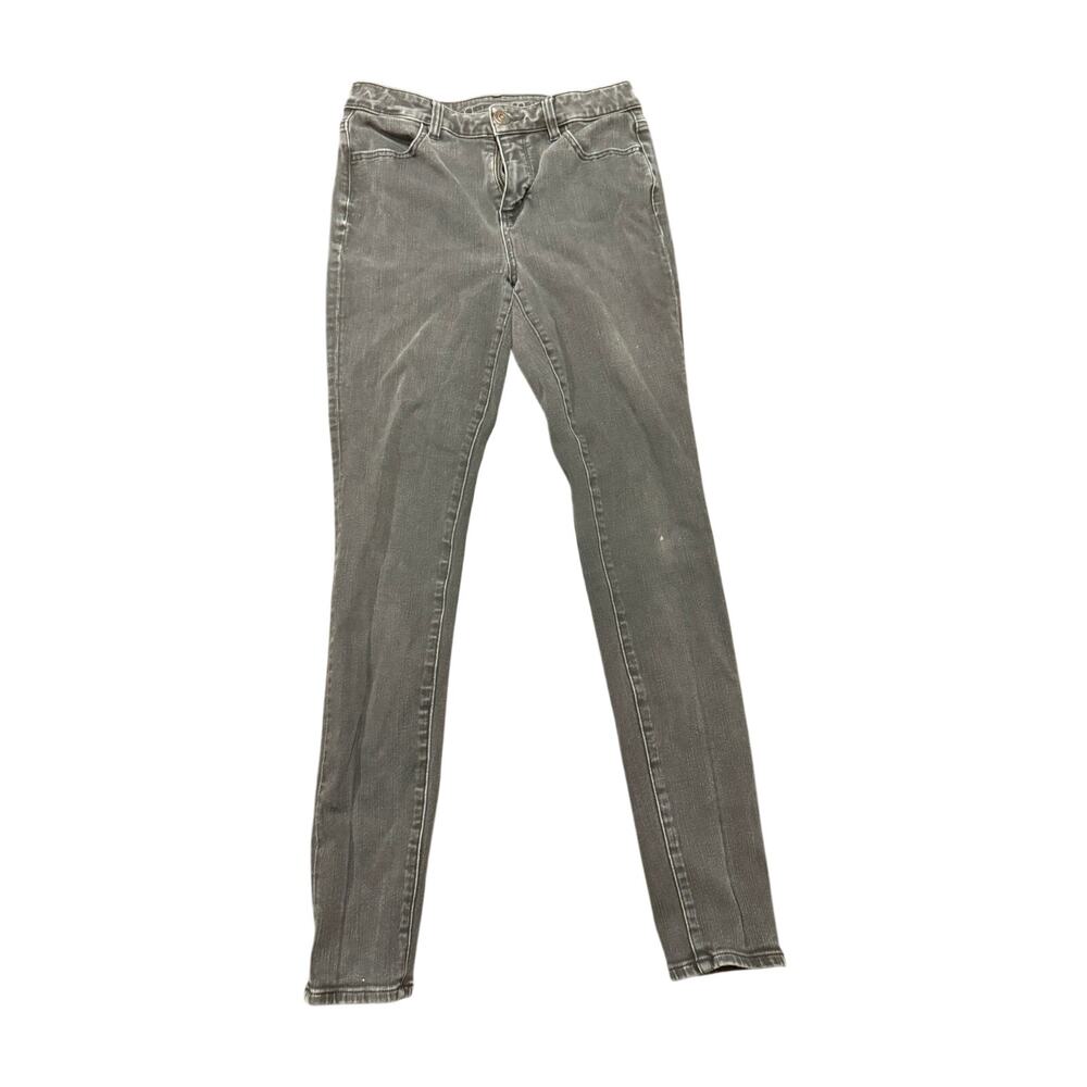 American Eagle The Dream Jean Womens Grey High Rise Skinny Denim Jeans Size 10